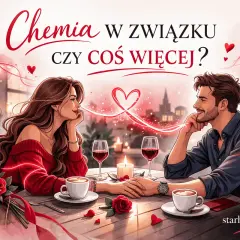 Para zakochanych przy stoliku, romantyczna kolacja, róże i świeca. Czy to tylko chemia w miłości, czy coś więcej?