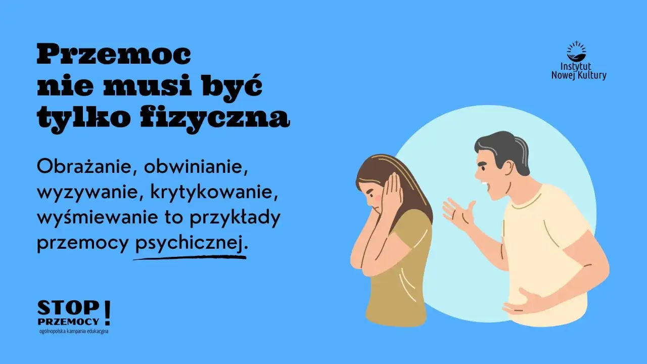 Agresja werbalna: mężczyzna krzyczy na kobietę, która zakrywa uszy. Przemoc nie musi być fizyczna.